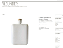 Tablet Screenshot of fileunder.00one.com